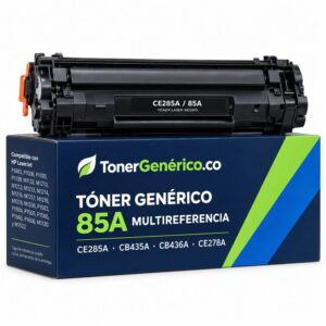 Tóner genérico HP 85A multireferencia compatible con impresoras LaserJet CE285A CB435A CB436A y CE278A